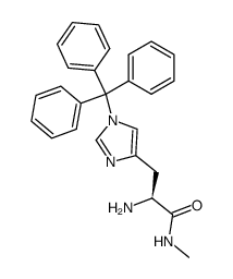 α-Amino-N-Methyl-1-(triphenylmethyl)-1H-imidazole-4-propanamide structure