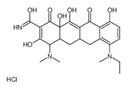 7-Ethylmethylamino Sancycline Hydrochloride Structure