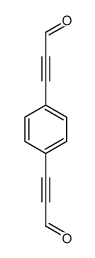 3-[4-(3-oxoprop-1-ynyl)phenyl]prop-2-ynal Structure