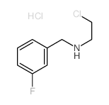 2-chloro-N-[(3-fluorophenyl)methyl]ethanamine Structure