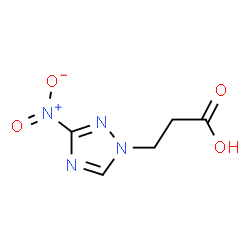 3-(3-Nitro-1H-1,2,4-triazol-1-yl)propanoic acid structure