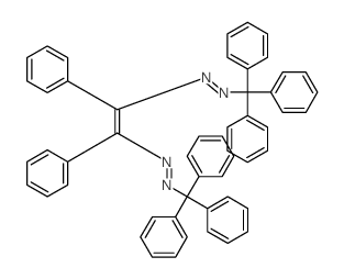 Diazene,1,1'-(1,2-diphenyl-1,2-ethenediyl)bis[2-(triphenylmethyl)- (9CI) structure