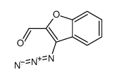 3-azido-1-benzofuran-2-carbaldehyde Structure