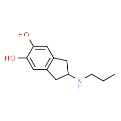 1H-Indene-5,6-diol, 2,3-dihydro-2-(propylamino)- (9CI) structure