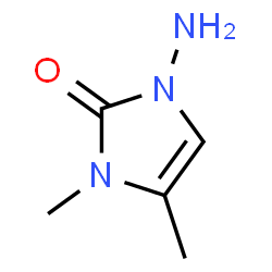 2H-Imidazol-2-one,1-amino-1,3-dihydro-3,4-dimethyl-(9CI) structure