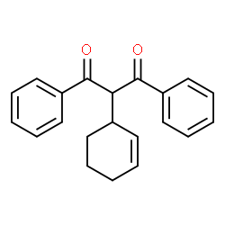 2-(CYCLOHEX-2-ENYL)-1,3-DIPHENYLPROPANE-1,3-DIONE结构式