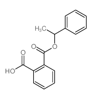 2-(1-phenylethoxycarbonyl)benzoic acid结构式