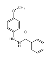 Benzoic acid,2-(4-methoxyphenyl)hydrazide structure