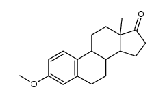 (13R)-3-Methoxyestra-1,3,5(10)-triene-17-one结构式