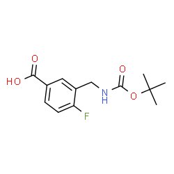 3-[(Boc-amino)methyl]-4-fluorobenzoic Acid picture