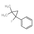 Benzene,(1-fluoro-2,2-dimethylcyclopropyl)-结构式