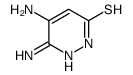 3-Pyridazinethiol,5,6-diamino-(8CI) Structure