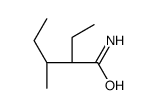 (2S,3S)-2-ethyl-3-methylpentanamide结构式