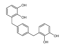 3-[[4-[(2,3-dihydroxyphenyl)methyl]phenyl]methyl]benzene-1,2-diol Structure