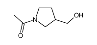 1-(3-HydroxyMethyl-pyrrolidin-1-yl)-ethanone结构式
