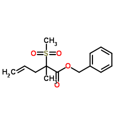 benzyl 2-methyl-2-(methylsulfonyl)pent-4-enoate picture