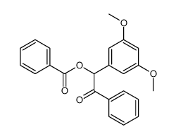 [1-(3,5-dimethoxyphenyl)-2-oxo-2-phenylethyl] benzoate结构式