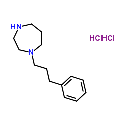 1-(3-Phenylpropyl)-1,4-diazepane dihydrochloride结构式