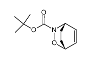 tert-butyl (1R,4S)-2-oxa-3-aza-bicyclo[2,2,2]oct-5-ene-3-carboxylate结构式
