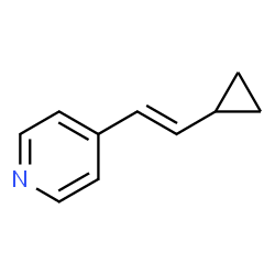Pyridine, 4-(2-cyclopropylethenyl)- (9CI)结构式