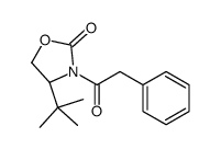 (4S)-4-tert-butyl-3-(2-phenylacetyl)-1,3-oxazolidin-2-one Structure