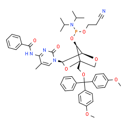 DMT-LOCMEC(BZ)AMIDITE 0.25G 89 SINGLE structure
