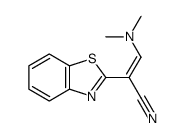 2-(1,3-benzothiazol-2-yl)-3-(dimethylamino)acrylonitrile Structure