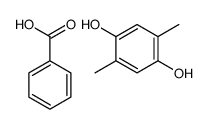 benzoic acid,2,5-dimethylbenzene-1,4-diol Structure