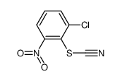 1-chloro-3-nitro-2-thiocyanato-benzene Structure