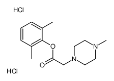 (2,6-dimethylphenyl) 2-(4-methylpiperazin-1-yl)acetate,dihydrochloride结构式