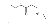 (3-ethoxy-3-oxopropyl)-ethyl-dimethylazanium,iodide Structure