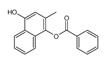 4-hydroxy-2-methylnaphthyl benzoate结构式
