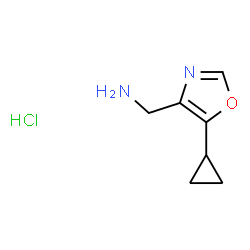 (5-Cyclopropyloxazol-4-yl)methanamine hydrochloride picture