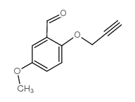5-methoxy-2-prop-2-ynoxybenzaldehyde结构式