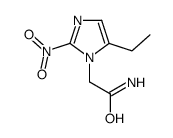2-(5-ethyl-2-nitroimidazol-1-yl)acetamide结构式