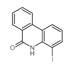 6(5H)-Phenanthridinone,4-iodo- structure