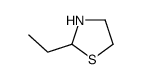 2-ethyl-1,3-thiazolidine结构式