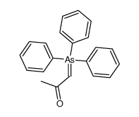 acetylmethylidene(triphenyl)-λ5-arsane Structure