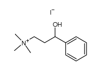 3-Hydroxy-3-phenylpropyltrimethylammoniumiodid Structure