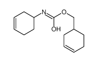 cyclohex-3-en-1-ylmethyl N-cyclohex-3-en-1-ylcarbamate结构式