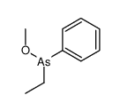 ethyl-methoxy-phenylarsane Structure
