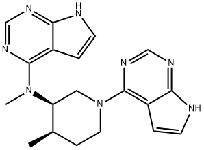 甲基-[4-甲基-1-(7H-吡咯[2,3-D]嘧啶-4-基)-哌啶-3-基]-(7H-吡咯[2,3-D]嘧啶-4-基)-胺图片