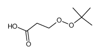 3-tert-butylperoxypropionic acid Structure