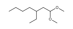 1,1-dimethoxy-3-ethylheptane Structure