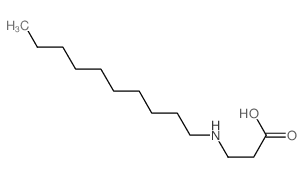 b-Alanine,N-decyl- structure