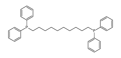 10-diphenylphosphanyldecyl(diphenyl)phosphane Structure