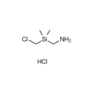 ((Chloromethyl)dimethylsilyl)methanaminehydrochloride Structure