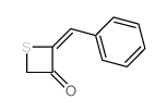 3-Thietanone,2-(phenylmethylene)- structure