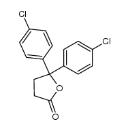 4,4-bis(4-chlorophenyl)-4-butyrolactone结构式