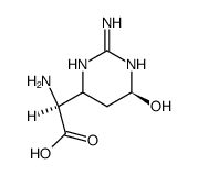 (4R,αS)-α,2-Diamino-1,4,5,6-tetrahydro-6α-hydroxy-4-pyrimidineacetic acid结构式